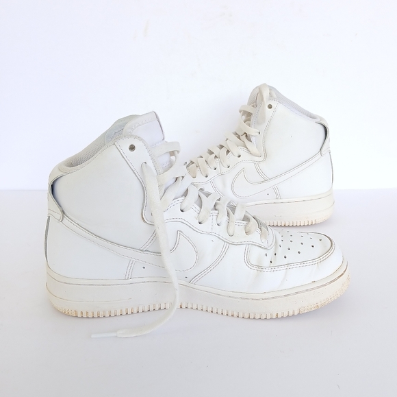 Nike Air Force 1 Hightop Triple White 6.5 - Picture 6 of 8
